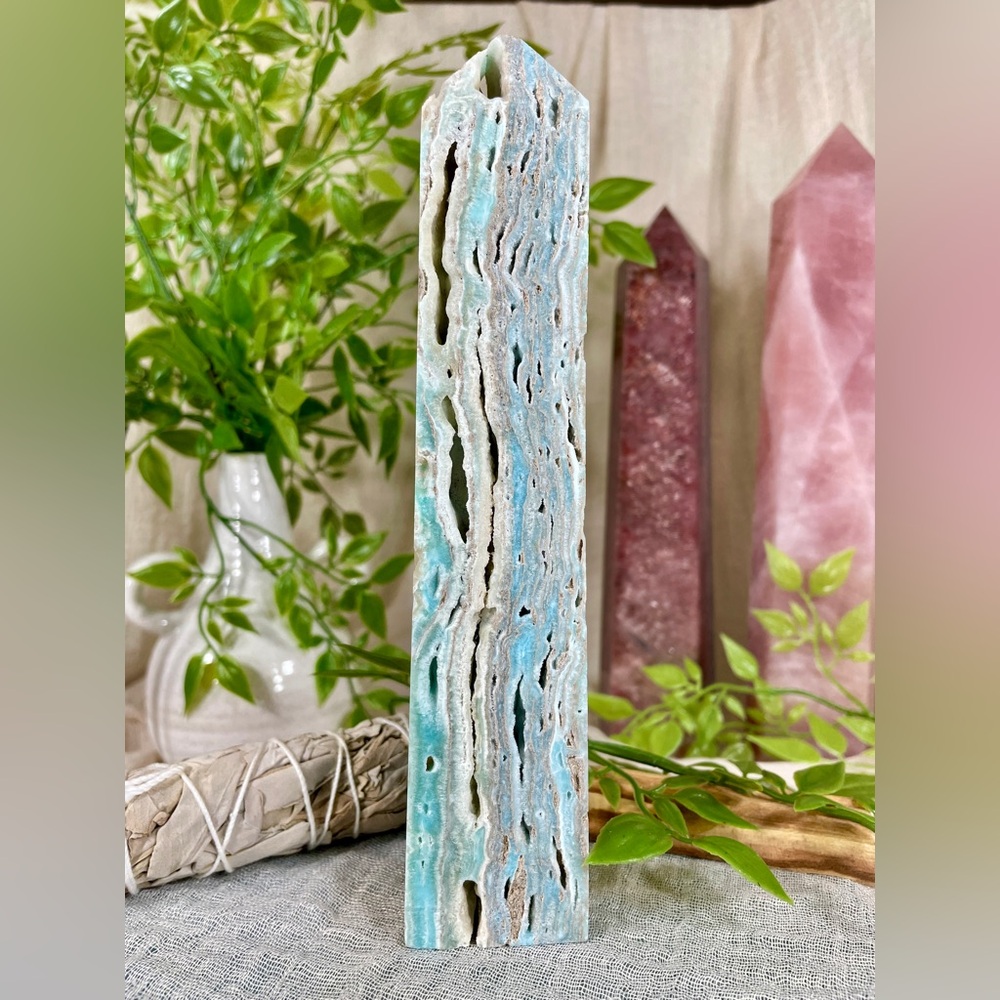 1792 Large Hemimorphite Crystal Tower